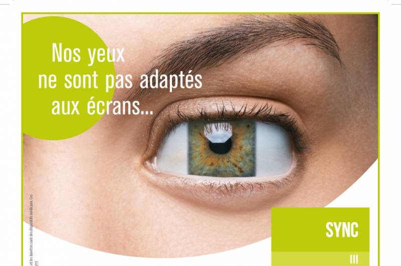 Verres anti fatigue pour les yeux rouges qui tirent